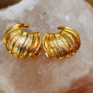 Vintage Paolo Gucci Clip Earrings